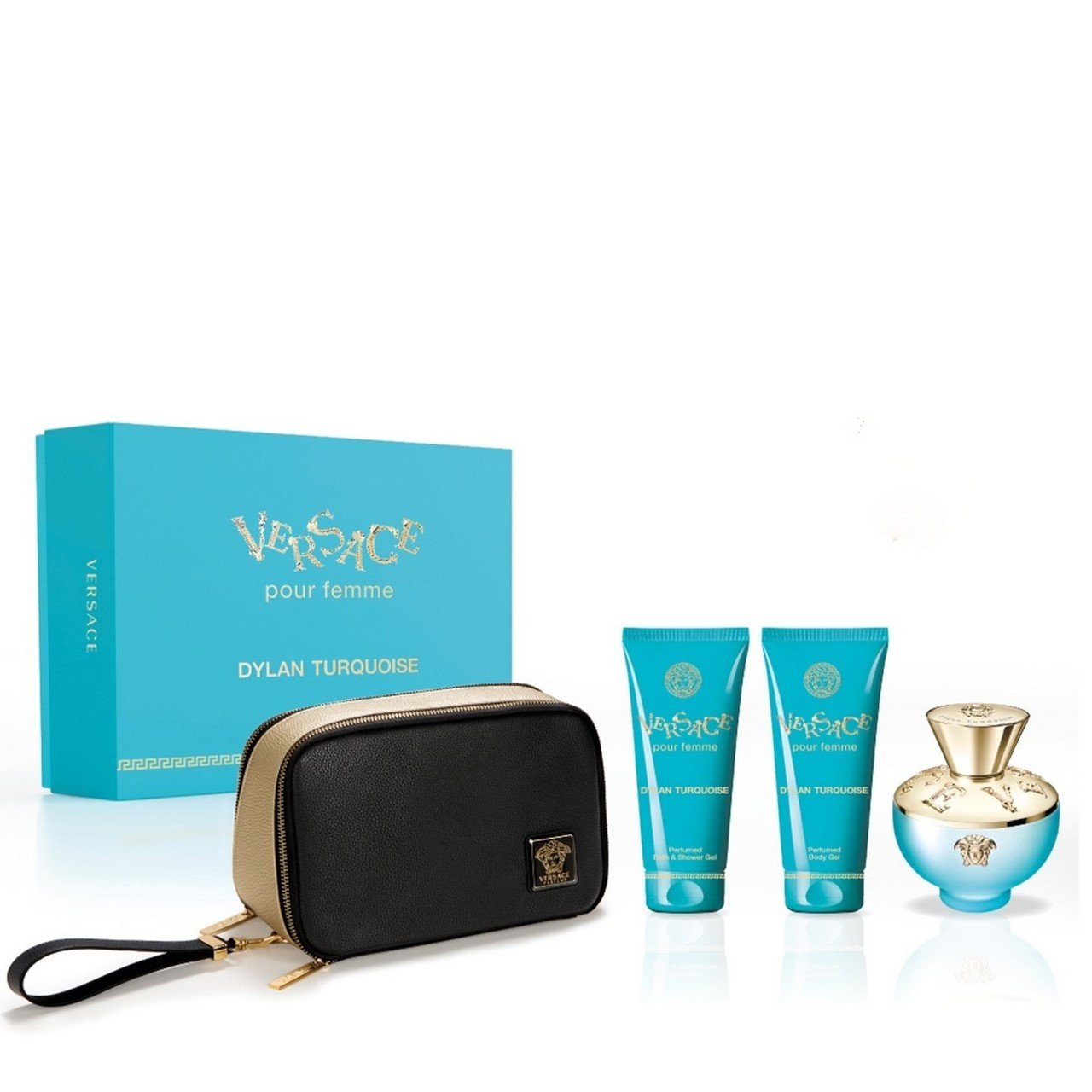 Versace Dylan Turquoise Pour Femme Eau de Toilette 100ml Coffret