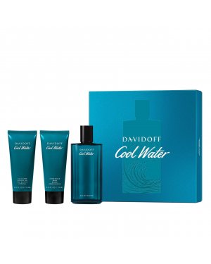 COFFRET: Davidoff Cool Water Eau de Toilette For Men 125ml Trio Coffret