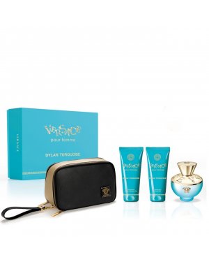 COFFRET: Versace Dylan Turquoise Pour Femme Eau de Toilette 100ml Coffret